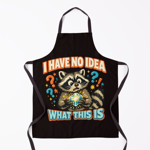 Item preview, Confused Raccoon – I Have No Idea What This Is designed and sold by FrameFlow.
