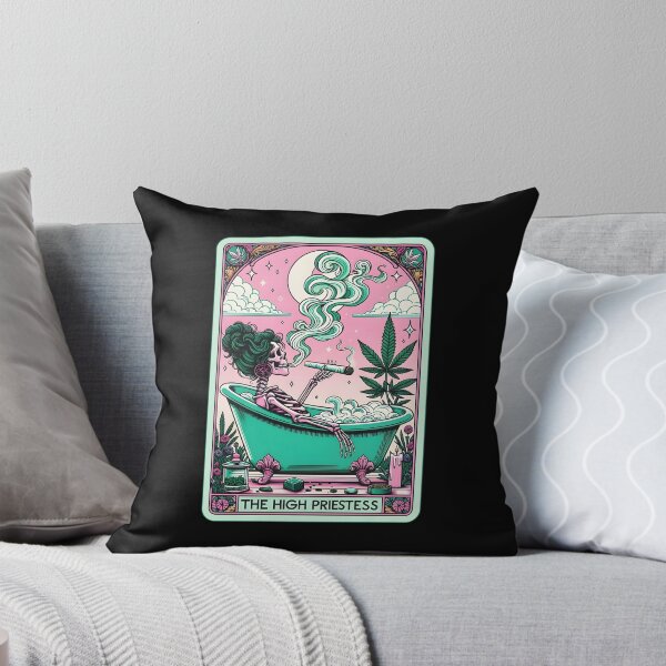 Item preview, The High Priestess Tarot Card Stoner Witch Aesthetic designed and sold by alidiaa.