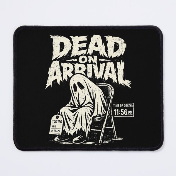 Item preview, Dead On Arrival Slumped Ghost Tee designed and sold by PhylonBoxx.