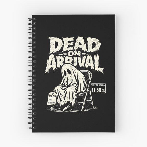 Item preview, Dead On Arrival Slumped Ghost Tee designed and sold by PhylonBoxx.