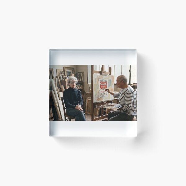 Item preview, Pablo Picasso Paints Andy Warhol designed and sold by Halifaxartguy.