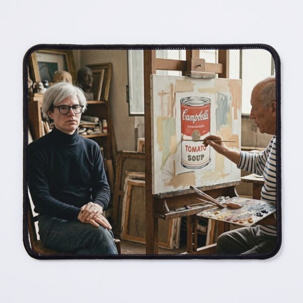 Item preview, Pablo Picasso Paints Andy Warhol designed and sold by Halifaxartguy.