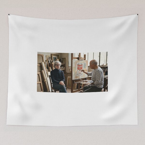 Item preview, Pablo Picasso Paints Andy Warhol designed and sold by Halifaxartguy.