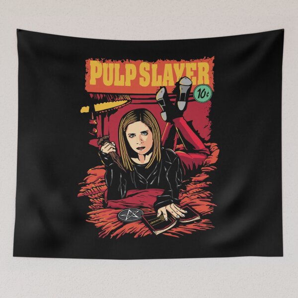 Item preview, Pulp Slayer - Retro Noir Comic Book Parody Art designed and sold by MrGlayga.