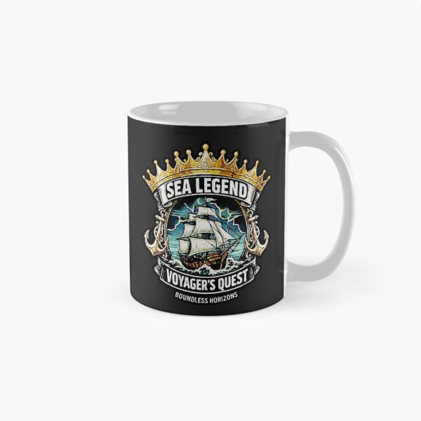 Item preview, Sea Legend Voyager's Quest Nautical Adventure Emblem designed and sold by SEOSipan.