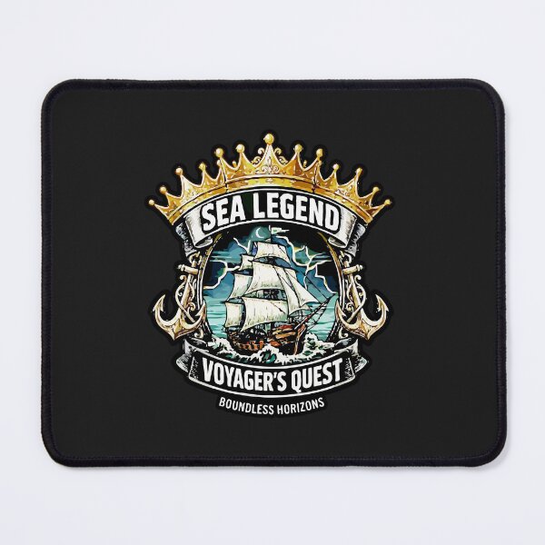 Item preview, Sea Legend Voyager's Quest Nautical Adventure Emblem designed and sold by SEOSipan.