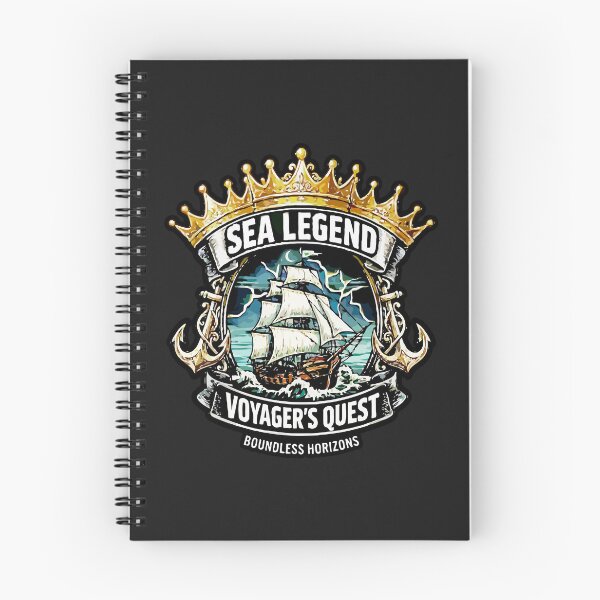 Item preview, Sea Legend Voyager's Quest Nautical Adventure Emblem designed and sold by SEOSipan.