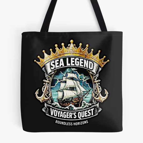 Item preview, Sea Legend Voyager's Quest Nautical Adventure Emblem designed and sold by SEOSipan.