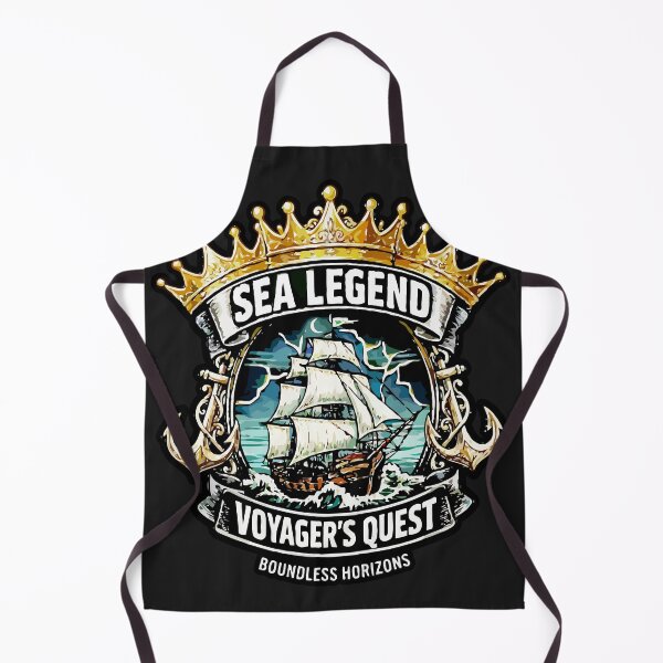 Item preview, Sea Legend Voyager's Quest Nautical Adventure Emblem designed and sold by SEOSipan.