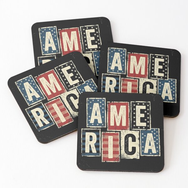 Item preview, America Distressed Flag Vintage Grunge Patriotic Lettering designed and sold by longngusuc.