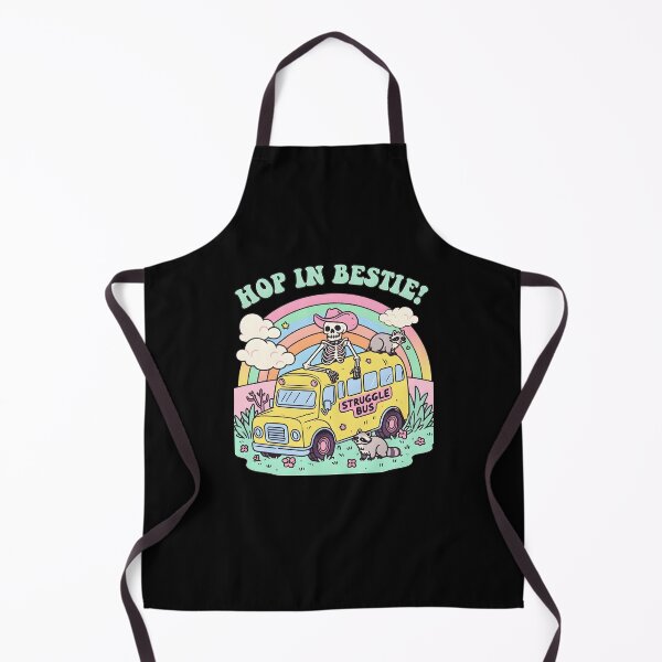Item preview, Hop In Bestie Struggle Bus Skeleton Cowboy Funny Rainbow Meme designed and sold by alidiaa.