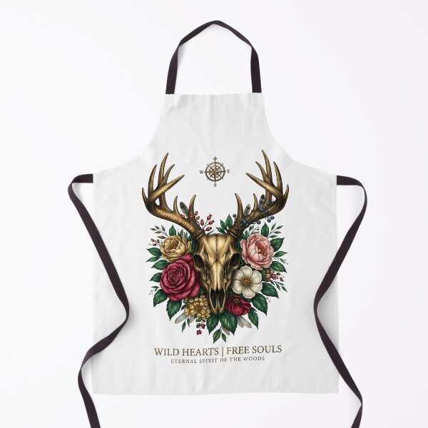 Item preview, Wild Hearts Floral Deer Skull designed and sold by Sovereign Supply Co..