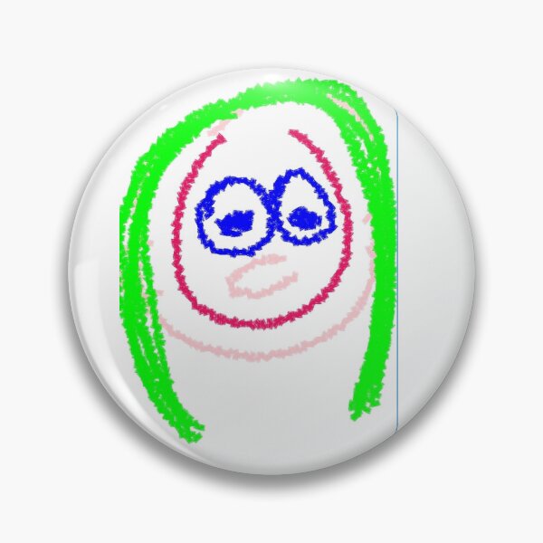 Item preview,  a simple digital drawing of a cartoon face. It looks like it was made with a rough, crayon-like brush tool designed and sold by buynowandtoday.