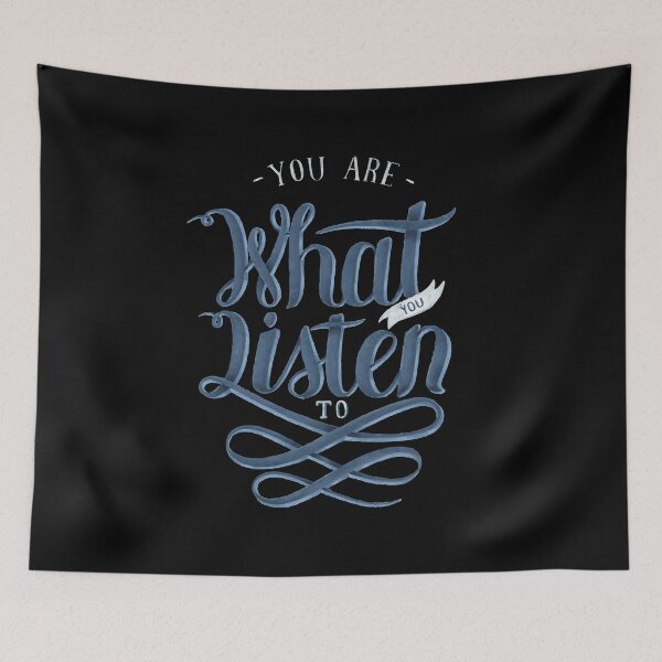 Item preview, Music Shapes Your Mind Typography Design designed and sold by lilking31.