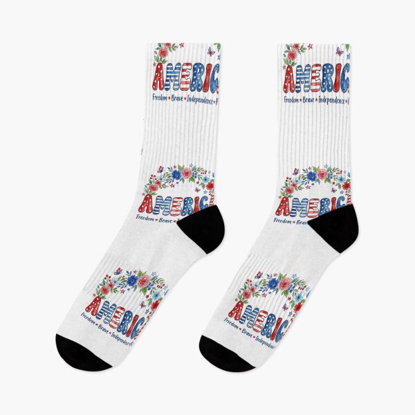 Item preview, America Patriotic Floral 4Th Of July Celebration Usa Flag designed and sold by longngusuc.