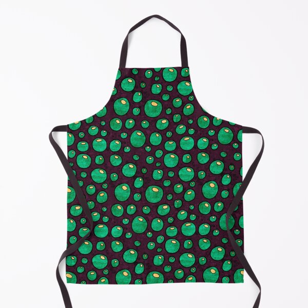 Item preview, Graphic green poison bubbles pattern, emerald green and dark purple abstract bubbles designed and sold by NadiaChevrel.