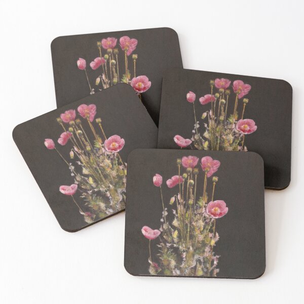Item preview, Poppies Against Black designed and sold by mictomart.