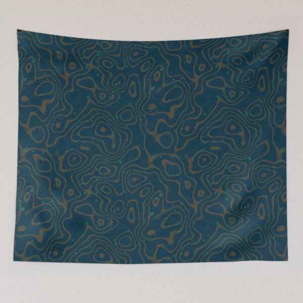 Item preview, Mineral Swirls - 1b4457 designed and sold by knitetgantt.