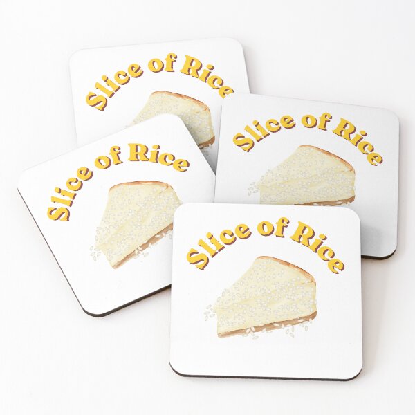Item preview, Slice of Rice – Funny Rice Pun Design designed and sold by Lazycocoon.