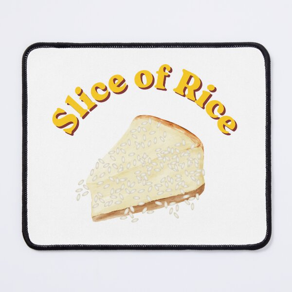 Item preview, Slice of Rice – Funny Rice Pun Design designed and sold by Lazycocoon.