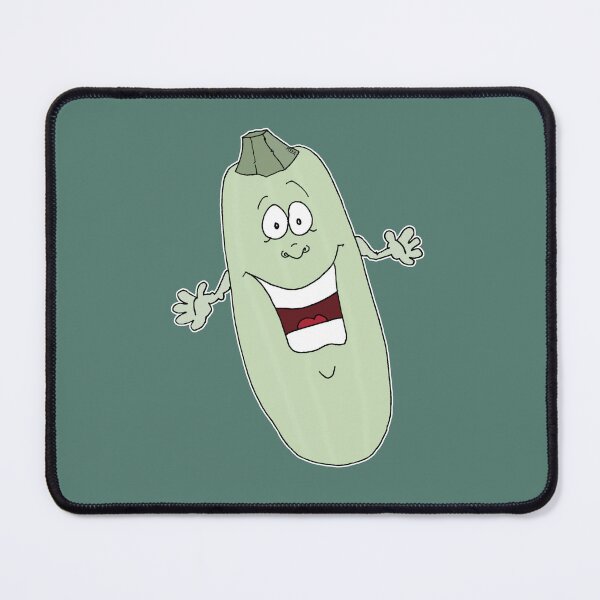 Item preview, Funny Zucchini Happy Vegetable Courgette Food Pun Art designed and sold by MyxaART.