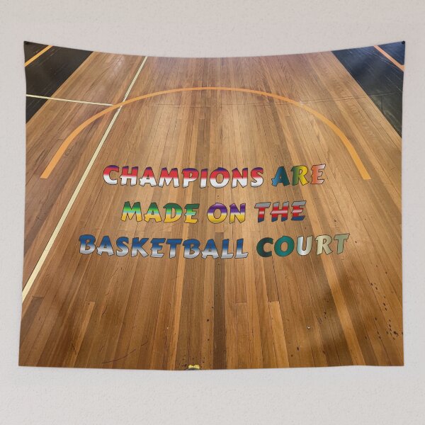 Item preview, Champions are Made on the Basketball Court #2 designed and sold by Holy JM Designs.