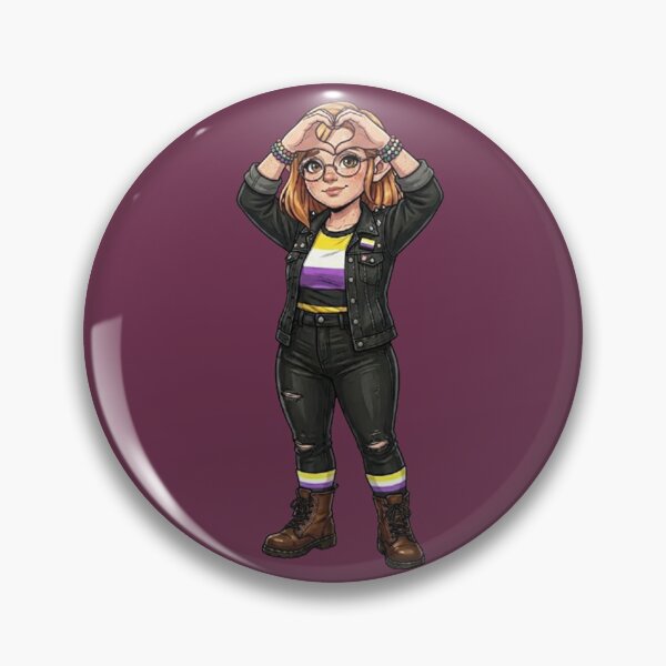 Item preview, Non-Binary Gnome RPG Sticker designed and sold by AestheticRPG .