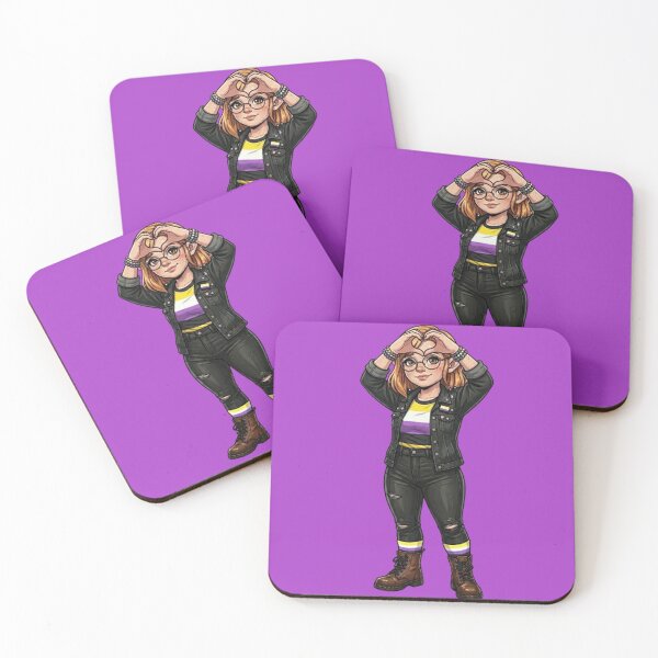 Item preview, Non-Binary Gnome RPG Sticker designed and sold by AestheticRPG .