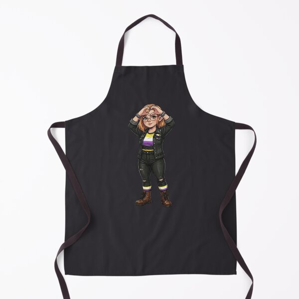 Item preview, Non-Binary Gnome RPG Sticker designed and sold by AestheticRPG .