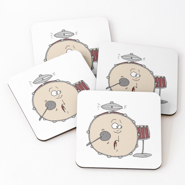 Item preview, Cymbal Smile – Funny Bass Drum Percussion Personality Meme Art designed and sold by MyxaART.