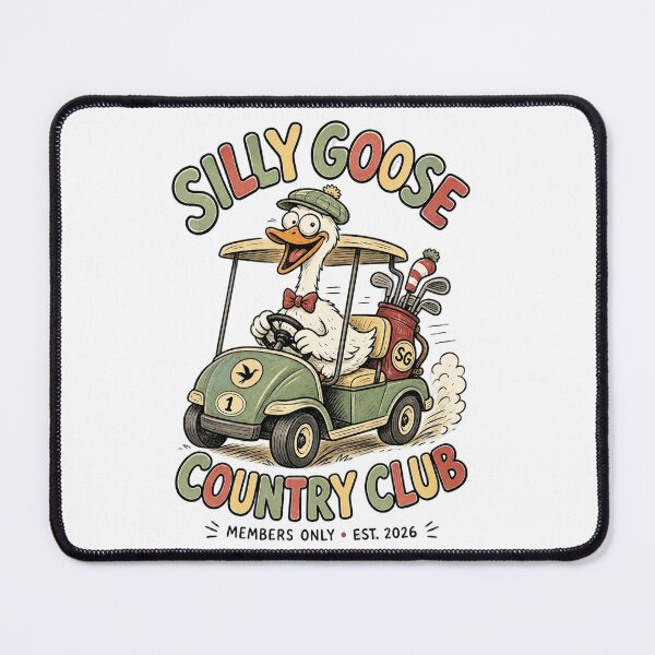 Item preview, Silly Goose Country Club – Funny Golf Goose Meme | Members Only EST. 2026 sticker designed and sold by The Silly goose country club.