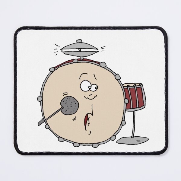 Item preview, Cymbal Smile – Funny Bass Drum Percussion Personality Meme Art designed and sold by MyxaART.