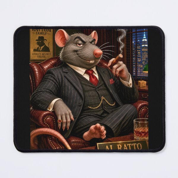 Item preview, Al Ratto designed and sold by AnimalMarvels.