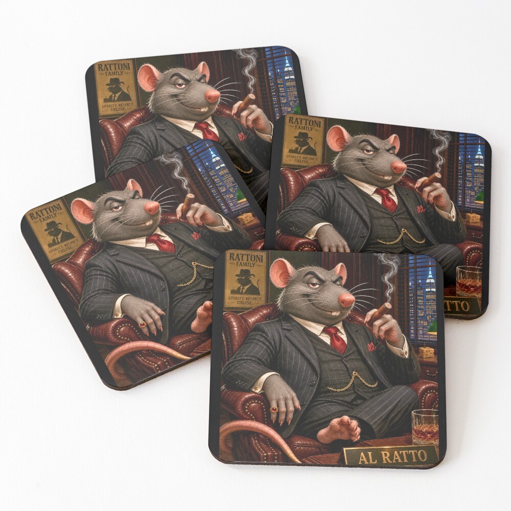 Item preview, Coasters (Set of 4) designed and sold by AnimalMarvels.