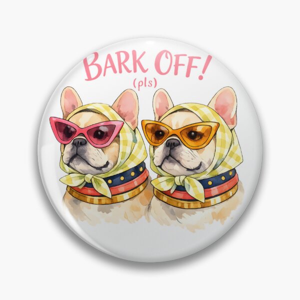 Item preview, Bark Off! Funny French Bulldogs in Headscarves and Sunglasses designed and sold by GreatPeopleMind.