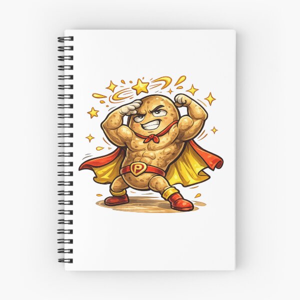 Item preview, Buff Potato Superhero Sticker | Funny Strong Potato designed and sold by Creativeeworld777.
