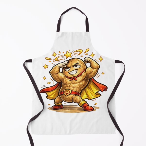 Item preview, Buff Potato Superhero Sticker | Funny Strong Potato designed and sold by Creativeeworld777.