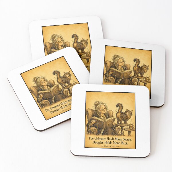 Item preview,  Crone Cards - The Grimoire Holds Many Secrets. Douglas Holds None Back. designed and sold by Kay Mhor Studio.