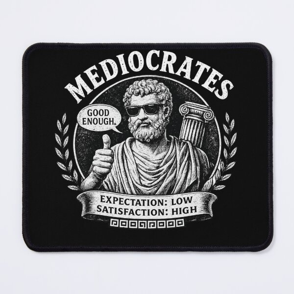 Item preview, Mediocrates Good Enough Greek Philosopher Meme designed and sold by Zbixu.