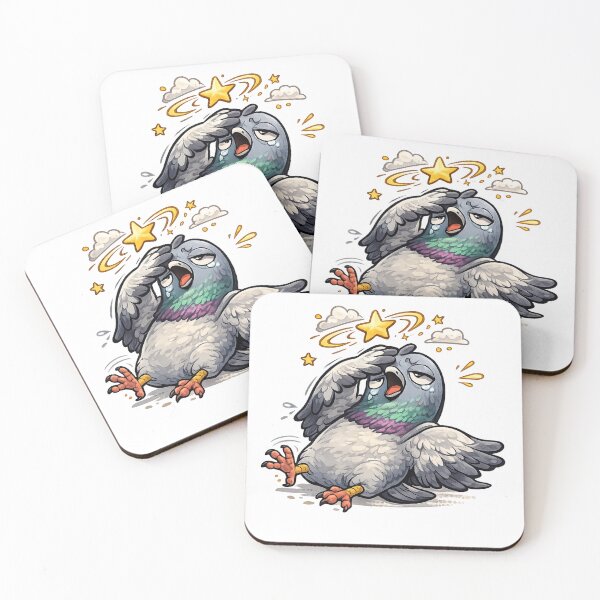 Item preview, Drama Queen Pigeon Sticker | Funny Emotional Bird  designed and sold by Creativeeworld777.