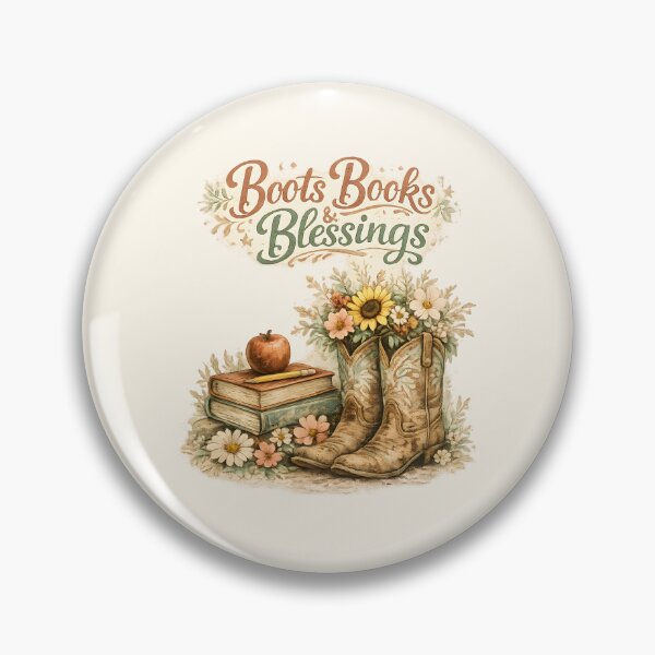 Item preview, Boots Books & Blessings Rustic Western Reader designed and sold by Chic_Clip_Craft.