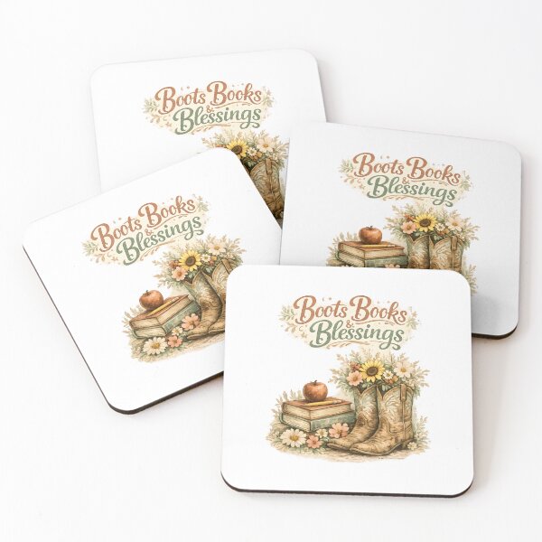 Item preview, Boots Books & Blessings Rustic Western Reader designed and sold by Chic_Clip_Craft.