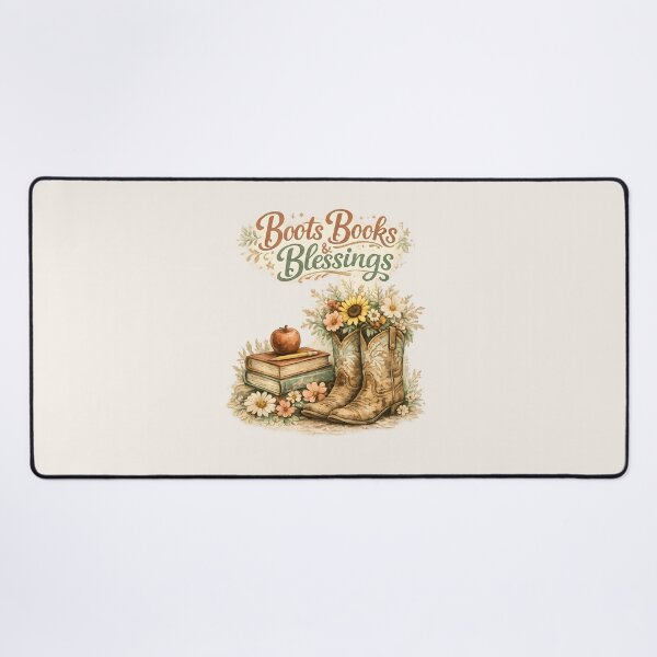 Item preview, Boots Books & Blessings Rustic Western Reader designed and sold by Chic_Clip_Craft.