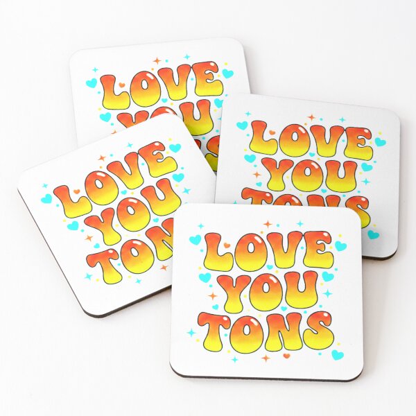 Item preview, Love You Tons - Retro 70s Groovy Aesthetic designed and sold by INVIKETOS.