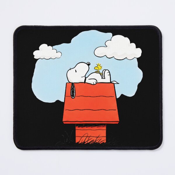 Item preview, Snoopy Woodstock Peanuts Doghouse Relaxing designed and sold by LysiTHWIP.