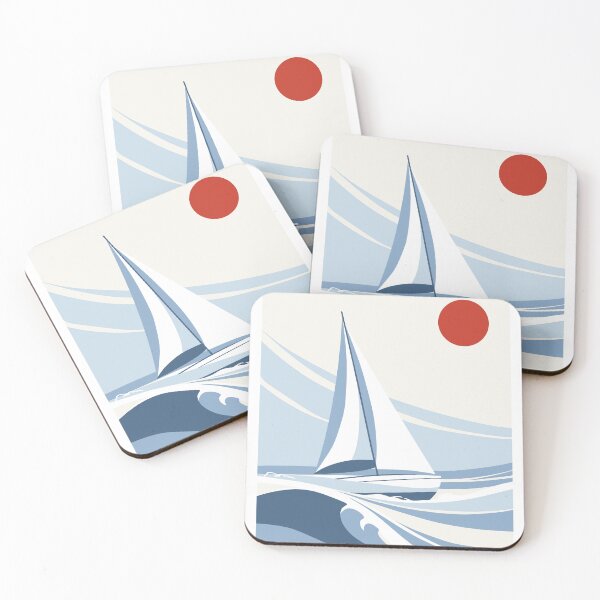 Item preview, Sailboat Art Print designed and sold by Studio pod Burom.