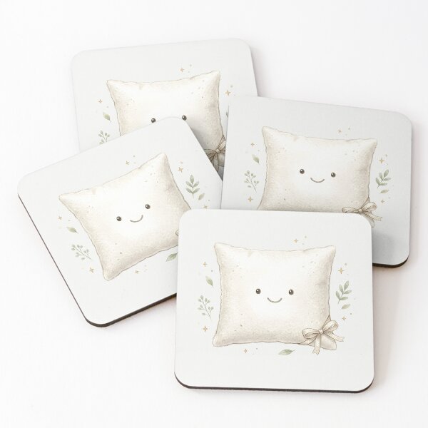 Item preview,  Smiling Pillow Calm Cozy  designed and sold by VibeShift Studio.