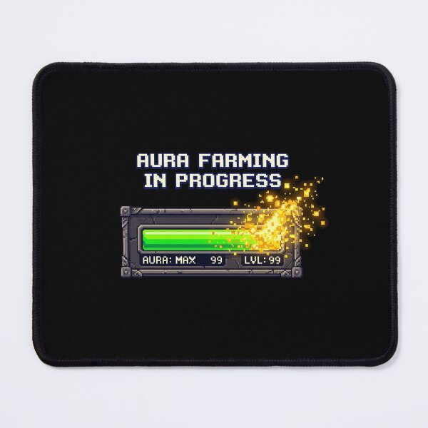 Item preview, Aura Farming In Progress Retro Game UI designed and sold by DuckOddity.