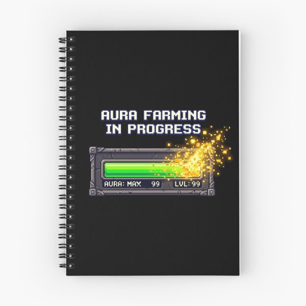 Item preview, Aura Farming In Progress Retro Game UI designed and sold by DuckOddity.
