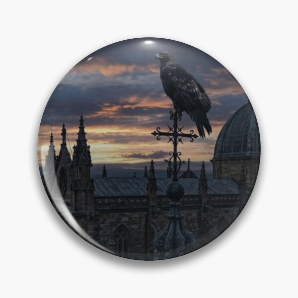 Item preview, Gothic Eagle – Dark Noir Church Twilight designed and sold by Kloshfresh.